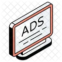 Online Advertisement Online Ads Online Marketing Icon