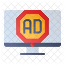 Ad Blocker Advertising Website Icon