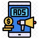 Mobile Ads Online Icon