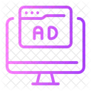 Online Advertising Ad Banner Icon