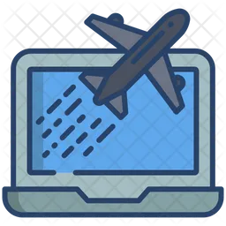 Online Air Ticket  Icon