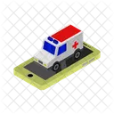Ambulance Smartphone Emergency Icon