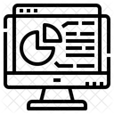 Kreis Diagramm Computer Symbol