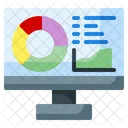 Flach Analytik Diagramm Symbol