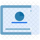 Online Analyse Online Grafik Online Analytik Symbol