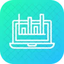 Online Analytik Verarbeitung Symbol
