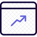 Online Analyse Wachstum Analyse Wachstum Wachstumsdiagramm Symbol