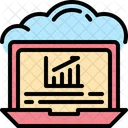 Cloud Graph Statistic Icon