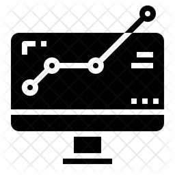 Online Analysis Icon Of Glyph Style Available In Svg Png Eps Ai Icon Fonts