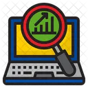 Search Magnifier Glass Chart Icon