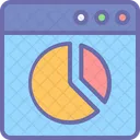 Pie Chart Commerce Icon