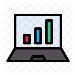 Online Analysis Icon Of Colored Outline Style Available In Svg Png Eps Ai Icon Fonts