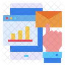 Website Graph Mail Icon