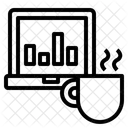 Online Analysis Online Analytics Bar Chart アイコン