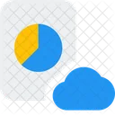Online Analysis Cloud Analysis Online Graph Icon