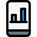 Online Analysis Mobile Analysis Graph Icon