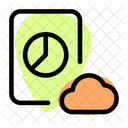 Online Analysis Cloud Analysis Online Graph Icon