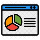 Online Analysis Browser Analysis Graph Icon