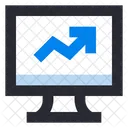 Business Monitoring Computer Icon