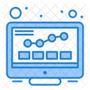 Online Analysis Online Analytic Analytics Icon