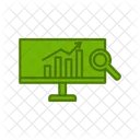 Online Analysis Data Research Icon