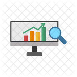 Online Analysis Icon - Download in Flat Style