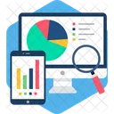 Online Analysis Analysis Analytics Icon