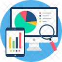 Online Analysis Analysis Analytics Icon