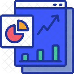 Online Analysis Diagram  Icon