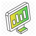 Online Analysis Statistics Chart Icon