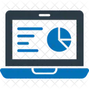 Business Report Economy Graph Online State Icon