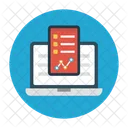 Analytic Report Sheet Icon