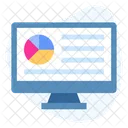 Online Analytics Analysis Icon