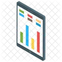 Statistics Online Analytics Business Monitoring Icon