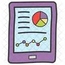 Statistics Analytics Online Analysis Icon
