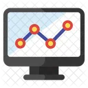 Statistics Seo Online Analytics Icon