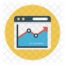 Graph Online Growth Icon