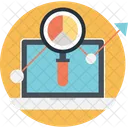 Analytics Laptop Statistics Icon