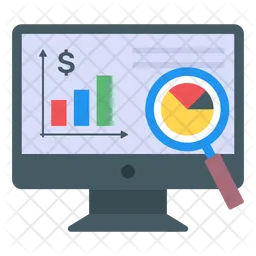 Online Analytics  Icon