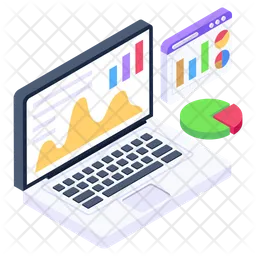 Online Analytics  Icon