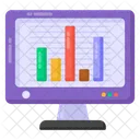 Online Statistics Online Analytics Online Infographics Icon