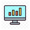 Online Analytics Data Analytics Online Graph Icon