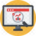 Online Analytics Web Analytics Icon