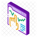 Online Analytics Chart  Icon