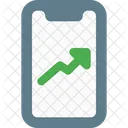 Online Analytics Chart Growth Chart Online Graph Icon