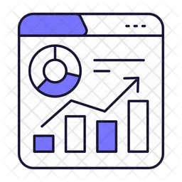 Online Analytics  Icon