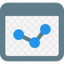 Online Analytics Online Growth Data Analytics Icon