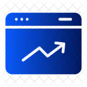 Online Analytics  Icon