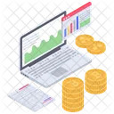 Online Analytics Online Statistics Data Analytics Data Infographic Icon