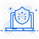 Online Antivirus Internet Security System Security Icon